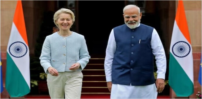 Prime Minister Narendra Modi and European Commission President Ursula von der Leyen have reaffirmed their commitment to conclude negotiations for the much-awaited free trade deal between India and the EU by December. Prime Minister Narendra Modi and European Commission President Ursula von der Leyen have reaffirmed their commitment to conclude negotiations for the much-awaited free trade deal between India and the EU by December.