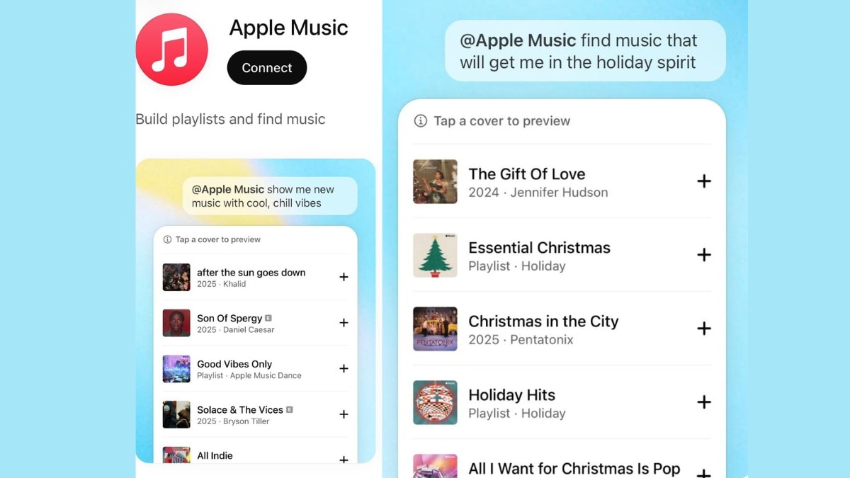 ChatGPT Apple Music Integration is here ChatGPT Apple Music Integration is here