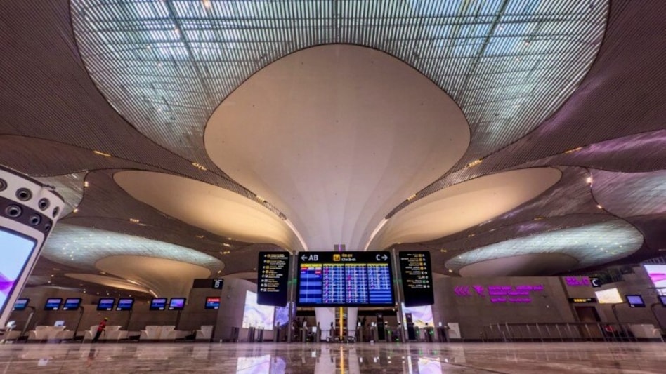 Once all five phases are completed, the airport is expected to handle up to 90 million passengers annually. (Image: PTI) Once all five phases are completed, the airport is expected to handle up to 90 million passengers annually. (Image: PTI)