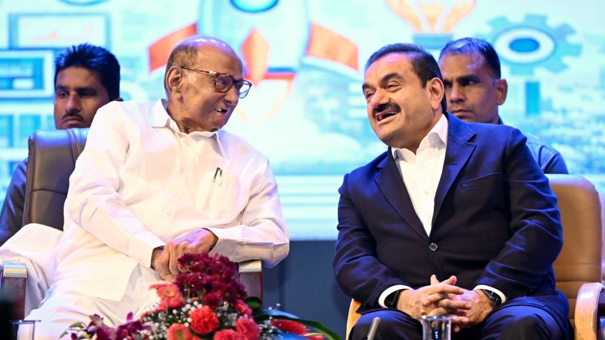 Rift in INDIA bloc out in the open: Sharad Pawar praises Gautam Adani in Baramati