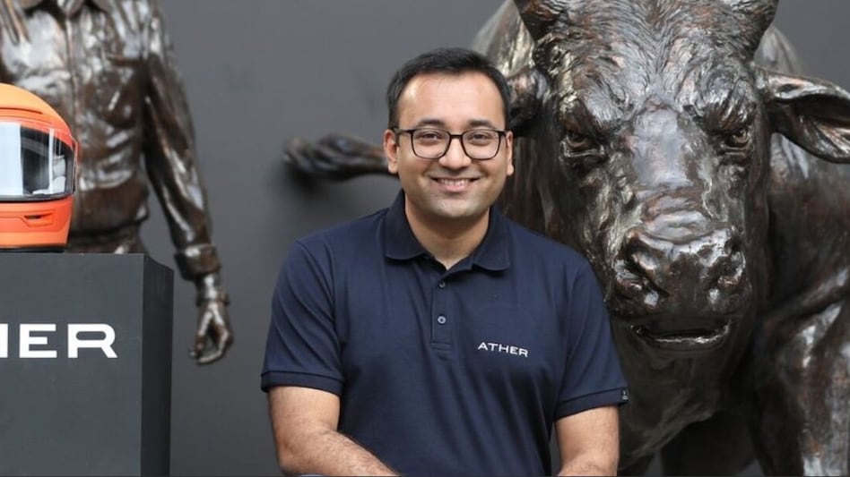 Ather Energy co-founder and CEO Tarun Mehta Ather Energy co-founder and CEO Tarun Mehta