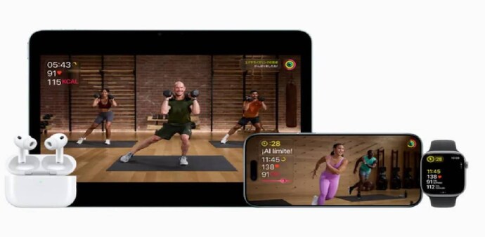 Apple Fitness+ teaser. Apple Fitness+ teaser.
