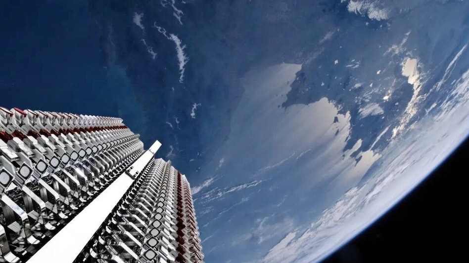 Starlink satellite in orbit Starlink satellite in orbit