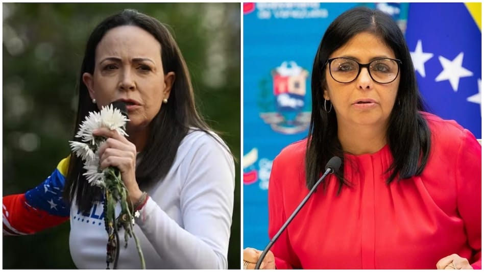 US President Donald Trump rejected Nobel Peace Prize-winning opposition leader María Corina Machado (left) and indicated the US would instead engage with Venezuelan Vice President Delcy Rodríguez. US President Donald Trump rejected Nobel Peace Prize-winning opposition leader María Corina Machado (left) and indicated the US would instead engage with Venezuelan Vice President Delcy Rodríguez.