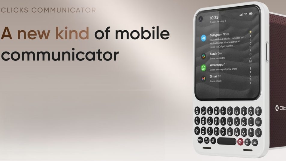 Clicks unveils 'The Communicator': a blackberry-esque phone for your phone at CES 2026