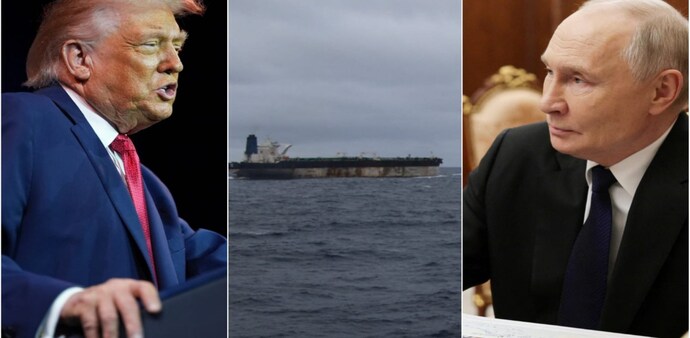 Reports said the vessel had earlier slipped past a US blockade of sanctioned oil tankers near Venezuela. Reports said the vessel had earlier slipped past a US blockade of sanctioned oil tankers near Venezuela.