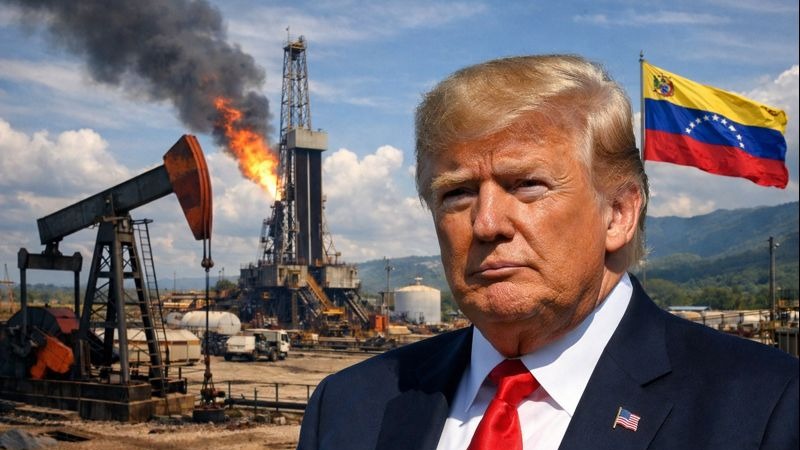 Before the executives shared their two cents, Trump claimed that oil executives are lining up in beehives to take up the opportunity. (Image generated by AI)