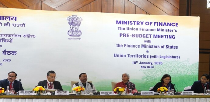 Union Budget 2026: Pre-budget meeting: States seek revenue share, flag post-GST fiscal strain Union Budget 2026: Pre-budget meeting: States seek revenue share, flag post-GST fiscal strain