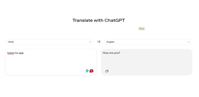 ChatGPT Translate ChatGPT Translate