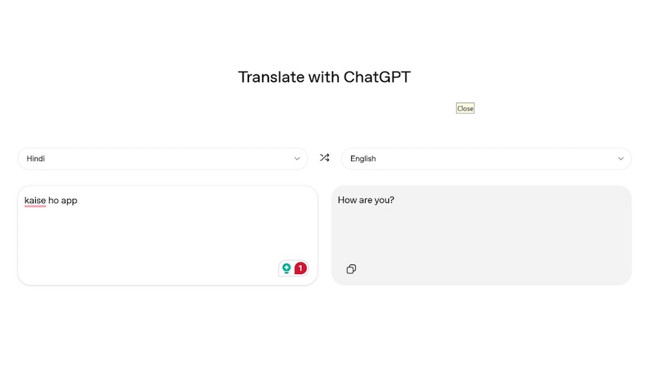 ChatGPT Translate ChatGPT Translate