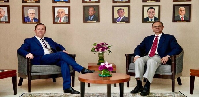 During his interaction with Sanjay Malhotra, Gor highlighted areas of increased cooperation During his interaction with Sanjay Malhotra, Gor highlighted areas of increased cooperation