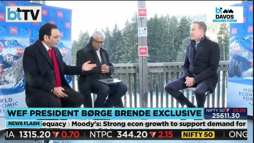 WEF Davos 2026: Borge Brende in conversation with Business Today