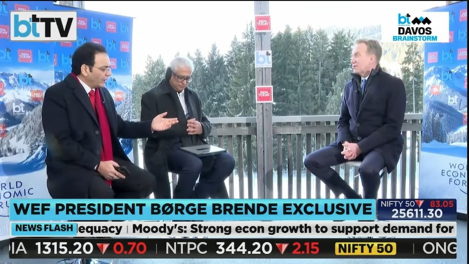 WEF Davos 2026: Borge Brende in conversation with Business Today WEF Davos 2026: Borge Brende in conversation with Business Today