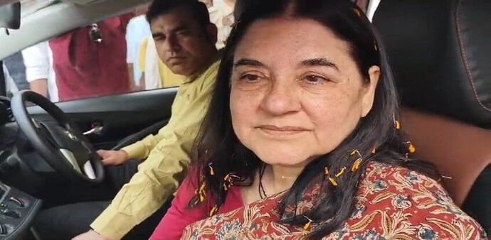 Maneka Gandhi said in January that the Supreme Court judges did a "disservice" to the nation. Maneka Gandhi said in January that the Supreme Court judges did a "disservice" to the nation.