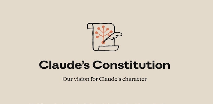The document, called Claude’s Constitution, lays out the values and behavioural principles governing Anthropic’s flagship AI assistant, which competes with OpenAI’s ChatGPT and Google’s Gemini. The document, called Claude’s Constitution, lays out the values and behavioural principles governing Anthropic’s flagship AI assistant, which competes with OpenAI’s ChatGPT and Google’s Gemini.