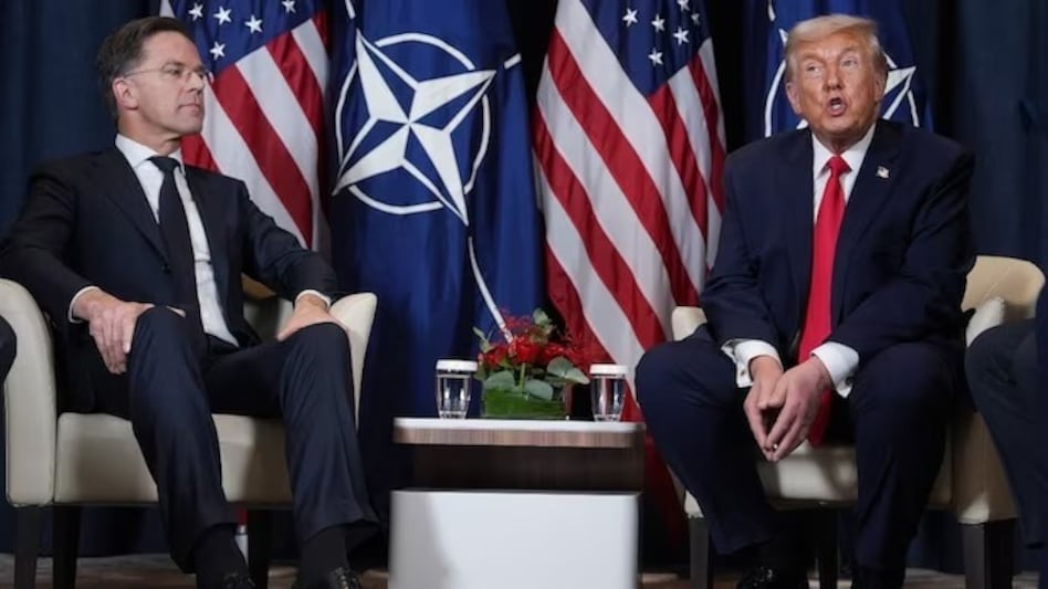 Trump pauses Greenland tariffs after NATO talks, hints at Arctic deal framework (Mark Rutte, Donald Trump) Trump pauses Greenland tariffs after NATO talks, hints at Arctic deal framework (Mark Rutte, Donald Trump)