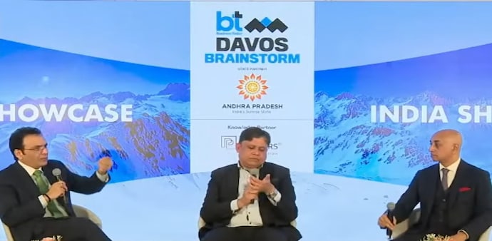At Davos 2026, India’s infrastructure surge meets global caution, but capex bets are rising (Siddharth Zarabi, Group Editor, Business Today,, Dr Bharat Kaushal, MD, Hitachi India Jayadev Galla, Co-founder & Chairman, Amara Raja Group) At Davos 2026, India’s infrastructure surge meets global caution, but capex bets are rising (Siddharth Zarabi, Group Editor, Business Today,, Dr Bharat Kaushal, MD, Hitachi India Jayadev Galla, Co-founder & Chairman, Amara Raja Group)