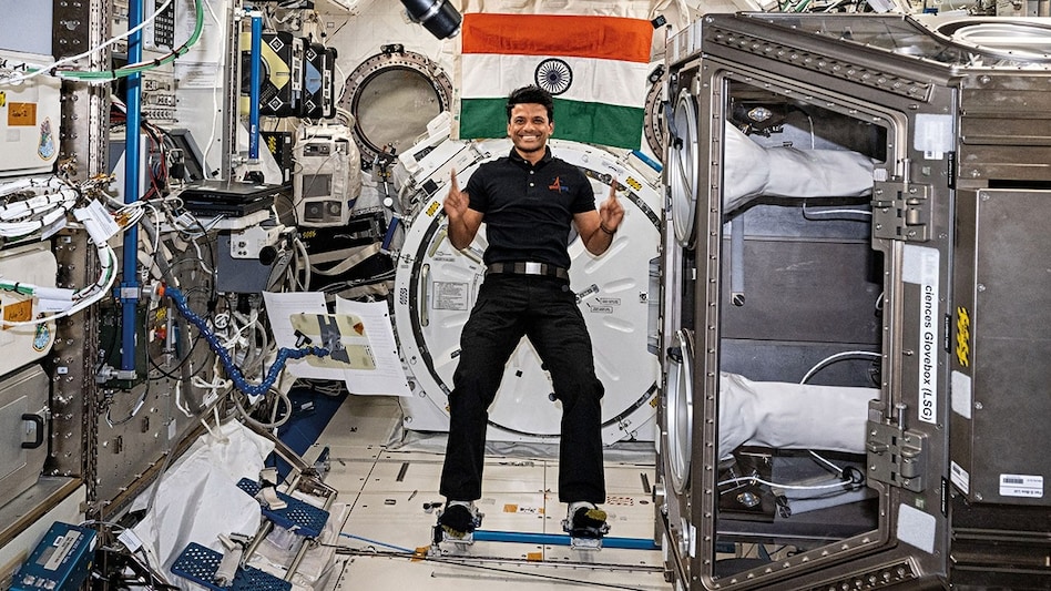 During his 18 days in orbit, Shukla carried out delicate microgravity experiments. During his 18 days in orbit, Shukla carried out delicate microgravity experiments.