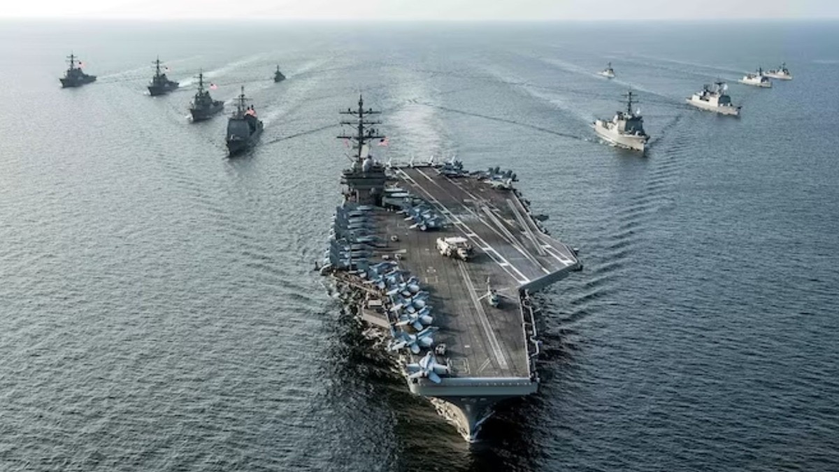 USS Abraham Lincoln reaches Middle East: Trump says fleet sent 'just in case' amid Iran tensions