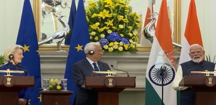 The EU leaders also lauded India’s warmth and cultural diversity, recalling their experience as chief guests at the Republic Day celebrations. The EU leaders also lauded India’s warmth and cultural diversity, recalling their experience as chief guests at the Republic Day celebrations.