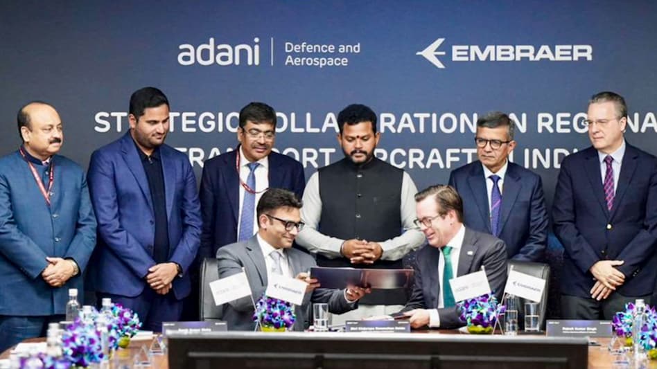 Jeet Adani, Director, Adani Defence & Aerospace, said that multiple sites are being explored to house the assembly line of the Brazilian regional aviation jets. Jeet Adani, Director, Adani Defence & Aerospace, said that multiple sites are being explored to house the assembly line of the Brazilian regional aviation jets.