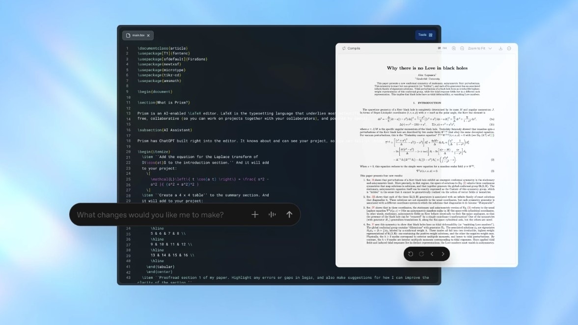 OpenAI launches Prism, a GPT-5.2 powered AI workspace for scientific research