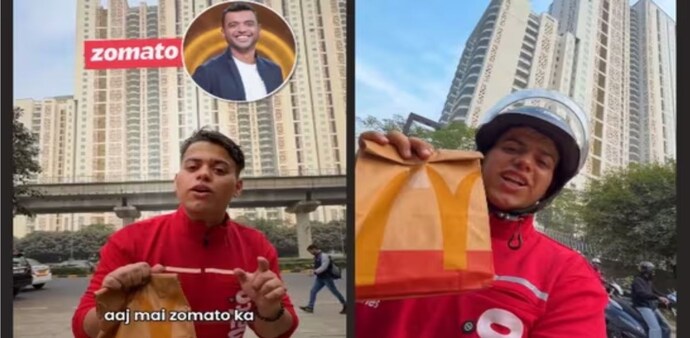 Fake delivery stunt at Zomato founder’s residence triggers online backlash Fake delivery stunt at Zomato founder’s residence triggers online backlash