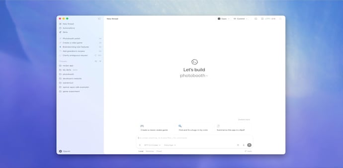 Codex MacOS App Codex MacOS App