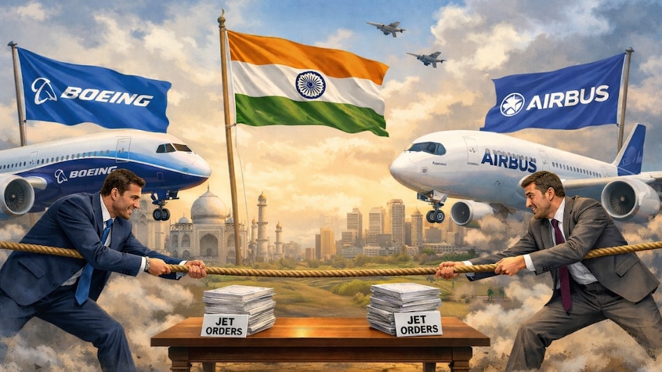 This, however, is not the first time that Goyal spoke of Boeing's India order book. (Image generated by AI) This, however, is not the first time that Goyal spoke of Boeing's India order book. (Image generated by AI)