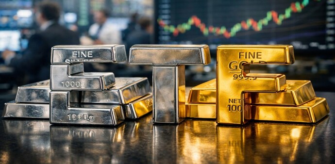 As per AMFI data, gold and silver ETFs attracted Rs 33,503 crore in January, more than double December’s Rs 15,600 crore, extending a trend that began in November. As per AMFI data, gold and silver ETFs attracted Rs 33,503 crore in January, more than double December’s Rs 15,600 crore, extending a trend that began in November.