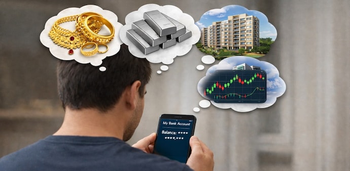 On investment routes, Emkay suggests spreading exposure across instruments such as physical gold, gold and silver ETFs, gold mutual funds and other precious metal-linked products. On investment routes, Emkay suggests spreading exposure across instruments such as physical gold, gold and silver ETFs, gold mutual funds and other precious metal-linked products.