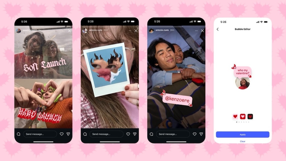 Instagram Valentine's Day limited edition features Instagram Valentine's Day limited edition features