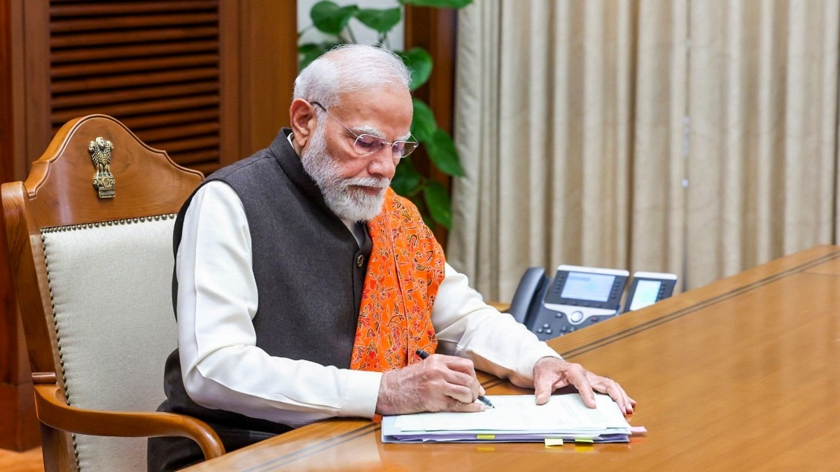 Drawing a historical comparison, Modi said India missed earlier industrial transformations but must lead the present technological shift. (File photo)