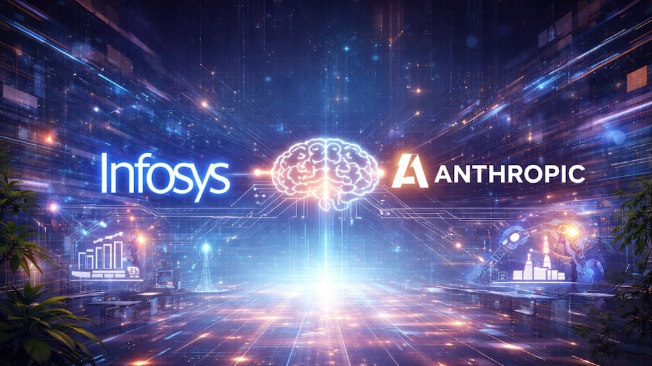 (AI Generated Image) Shares of Infosys surged more than 4.5 per cent to Rs 1,428 on Tuesday, with its total market capitalization nearing Rs 5.8 lakh crore mark. (AI Generated Image) Shares of Infosys surged more than 4.5 per cent to Rs 1,428 on Tuesday, with its total market capitalization nearing Rs 5.8 lakh crore mark.