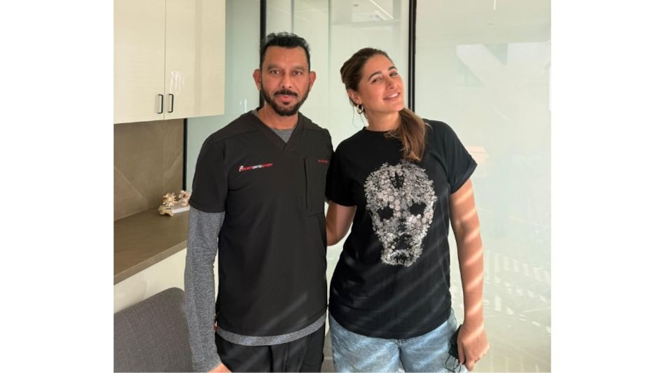 Nargis Fakhri with Dr. Venkatesh (Ven) Movva Nargis Fakhri with Dr. Venkatesh (Ven) Movva