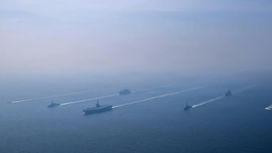 Tehran has repeatedly warned that it could shut the route to commercial traffic if the United States launches an attack. Tehran has repeatedly warned that it could shut the route to commercial traffic if the United States launches an attack.