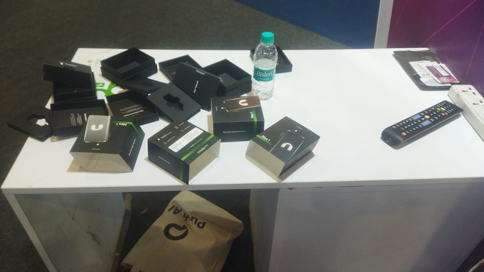 The AI startup founder alleged the devices were stolen from inside a high-security zone at the AI summit. (Image: X/ @imDhananjay) The AI startup founder alleged the devices were stolen from inside a high-security zone at the AI summit. (Image: X/ @imDhananjay)