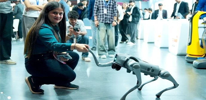 Galgotias comes under fire after claiming Chinese robodog as its own Galgotias comes under fire after claiming Chinese robodog as its own