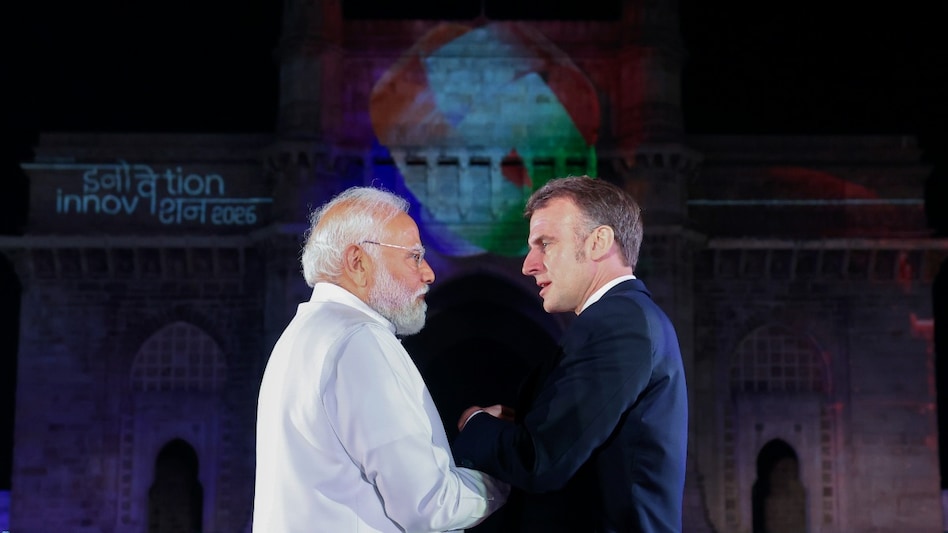 Prime Minister Narendra Modi and French President Emmanuel Macron during the India-France Year of Innovation 2026 ceremony in Mumbai Prime Minister Narendra Modi and French President Emmanuel Macron during the India-France Year of Innovation 2026 ceremony in Mumbai