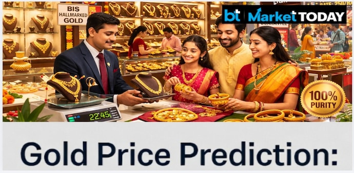 Experts said gold continues to trade at elevated levels compared to previous weeks, suggesting the broader uptrend remains intact despite intermittent corrections. (Pic source: AI generated) Experts said gold continues to trade at elevated levels compared to previous weeks, suggesting the broader uptrend remains intact despite intermittent corrections. (Pic source: AI generated)