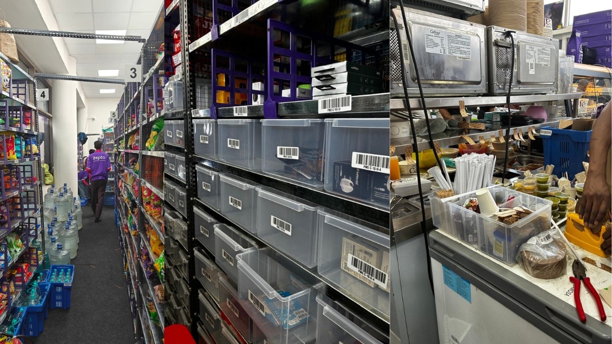 Zepto dark store at AI Impact Summit 2026