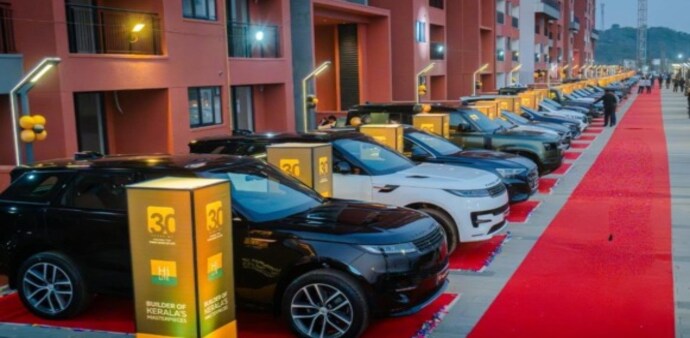 The vehicles, from premium models were handed over as part of the anniversary celebrations. The vehicles, from premium models were handed over as part of the anniversary celebrations.