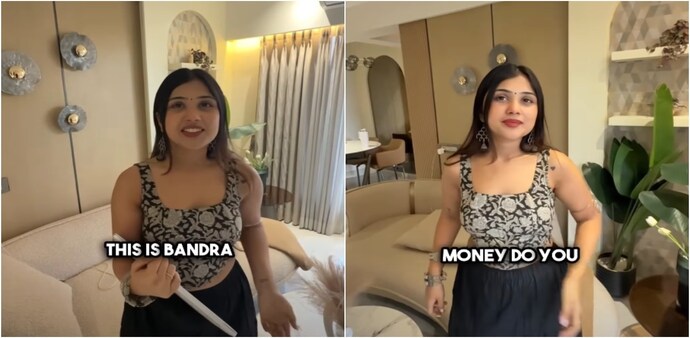 A Mumbai content creator says she pays over Rs 1 lakh for rent in Bandra. (Photo: Instagram) A Mumbai content creator says she pays over Rs 1 lakh for rent in Bandra. (Photo: Instagram)