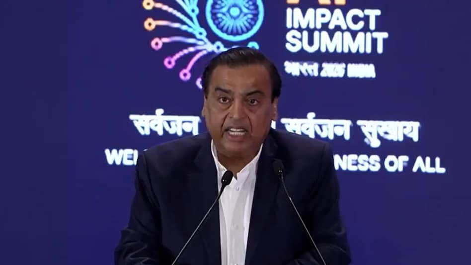 India AI Impact Summit 2026: Mukesh Ambani to invest Rs 10 lakh crore in AI India AI Impact Summit 2026: Mukesh Ambani to invest Rs 10 lakh crore in AI