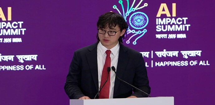 Meta's AI chief Alexandr Wang at the India AI Impact Summit 2026 at Bharat Mandapam Meta's AI chief Alexandr Wang at the India AI Impact Summit 2026 at Bharat Mandapam