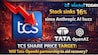 TCS share price targets: Stock sinks 16% since Anthropic AI buzz - Will Tata-OpenAI partnership aid recovery? TCS shares price falls, IT stock in a downtrend. (Pic source: TCS and AI generated)