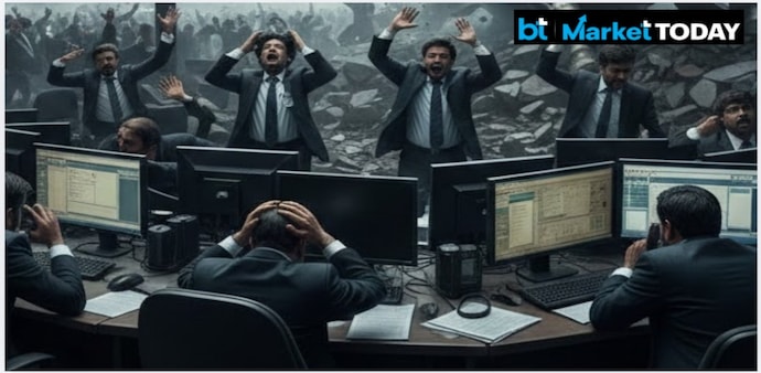 TCS, Infosys, HCL shares fall (Pic: AI image used for representational purposes only) TCS, Infosys, HCL shares fall (Pic: AI image used for representational purposes only)