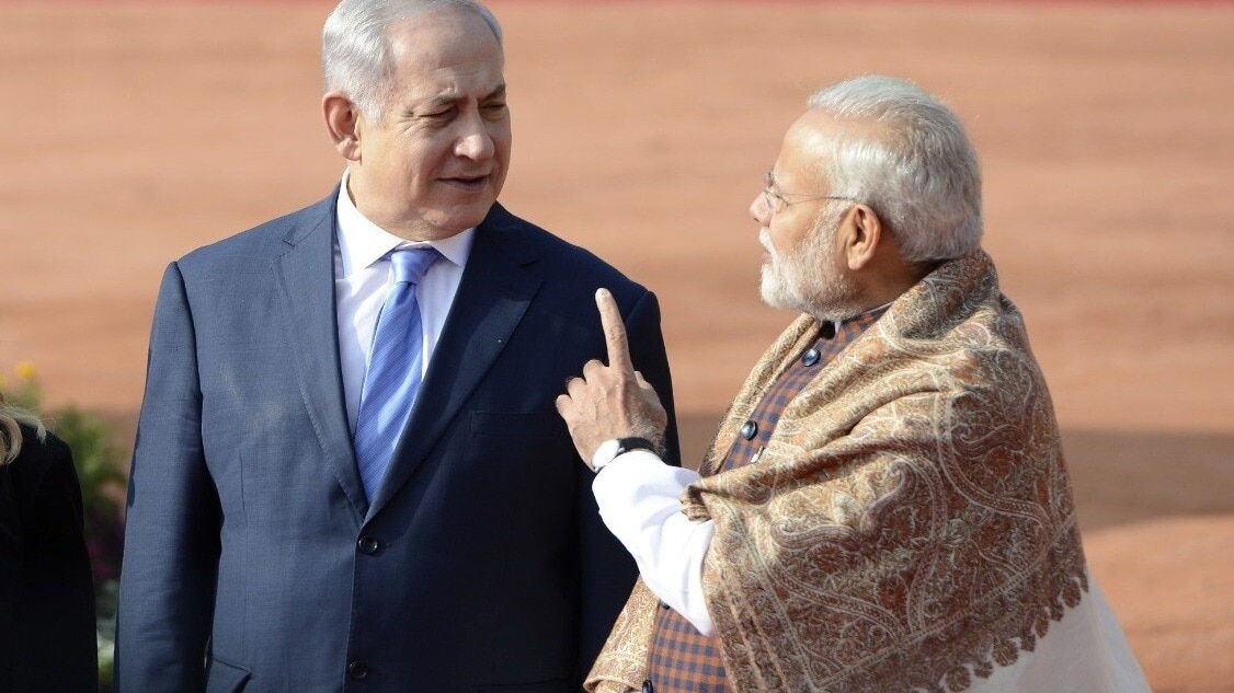 Prime Minister Narendra Modi, and Israeli PM Benjamin Netanyahu.