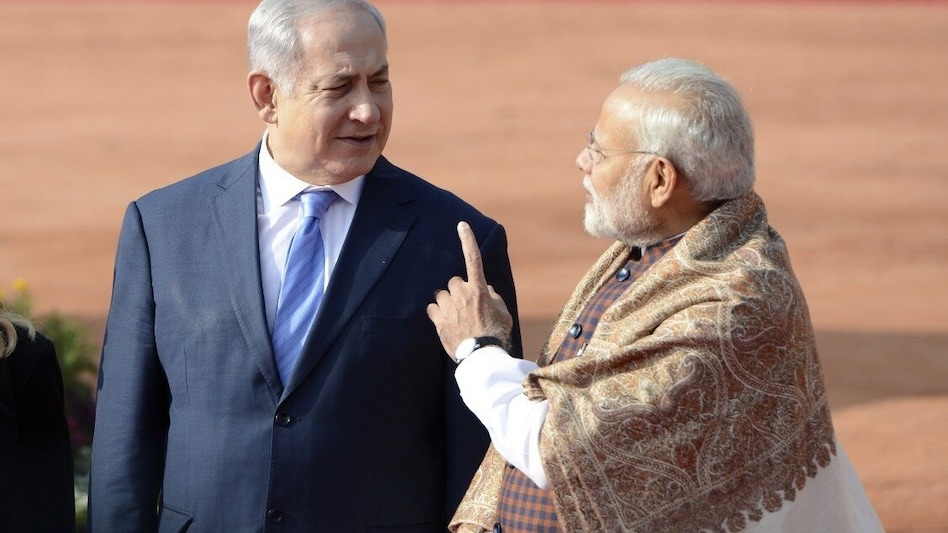 Prime Minister Narendra Modi, and Israeli PM Benjamin Netanyahu. Prime Minister Narendra Modi, and Israeli PM Benjamin Netanyahu.