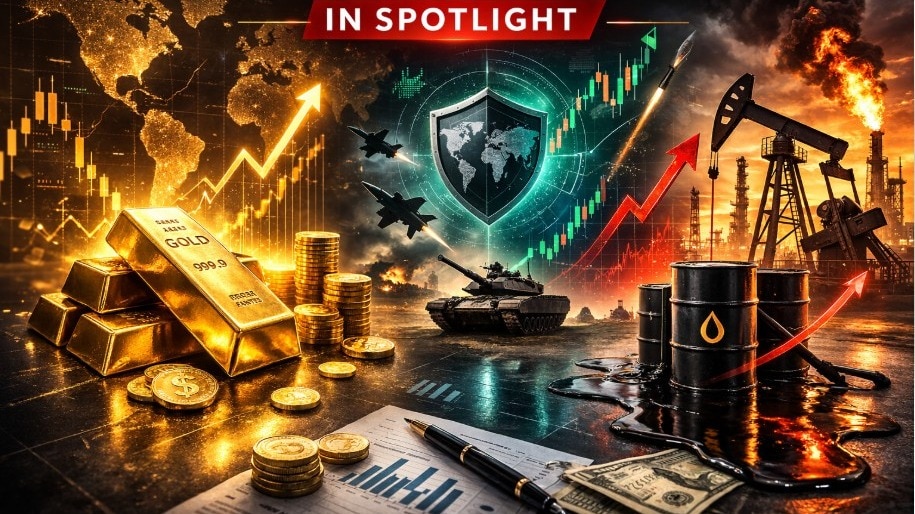 DBS report noted that heightened geopolitical tensions could sustain strong demand for gold as a safe-haven asset, while defence companies may emerge as key beneficiaries of a prolonged conflict.